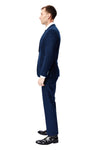 Executive Check Blue 3 Piece Suit