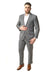 Grey Sharkskin Super 150's Suit-The Suit Spot-Wedding Suits-Wedding Tuxedos-Groomsmen Suits-Groomsmen Tuxedos-Slim Fit Suits-Slim Fit Tuxedos-Online wedding suits