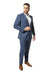 Blue Micro Box Loro Piana Wool Suit-The Suit Spot-Wedding Suits-Wedding Tuxedos-Groomsmen Suits-Groomsmen Tuxedos-Slim Fit Suits-Slim Fit Tuxedos-Online wedding suits