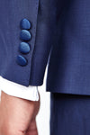 Beautiful Blue Shawl Lapel 1 Button Tuxedo