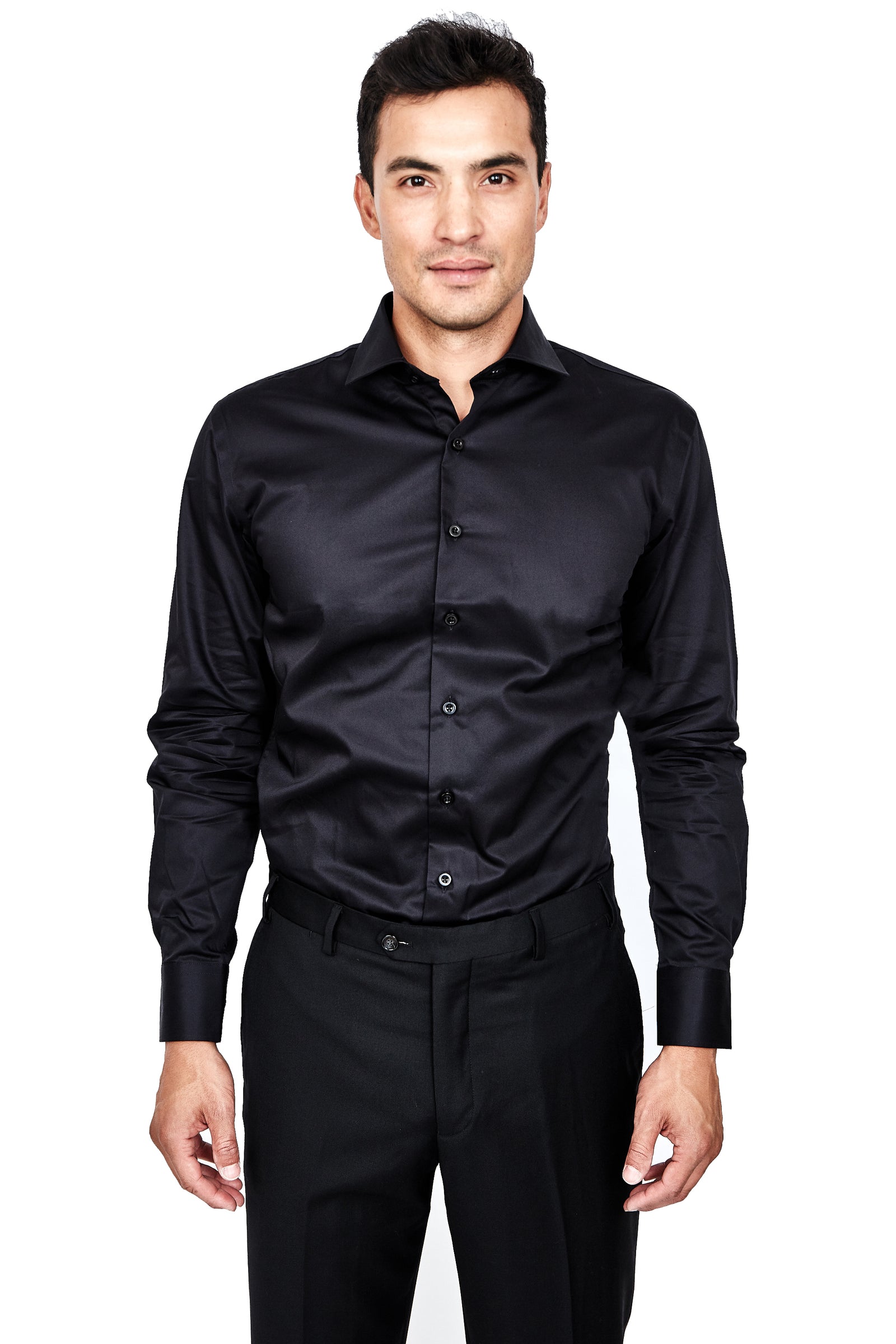 100% Premium Cotton Black Shirt