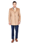 Camel Wool &amp; Cashmere Overcoat