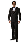 Black Double Breasted Wool Tuxedo