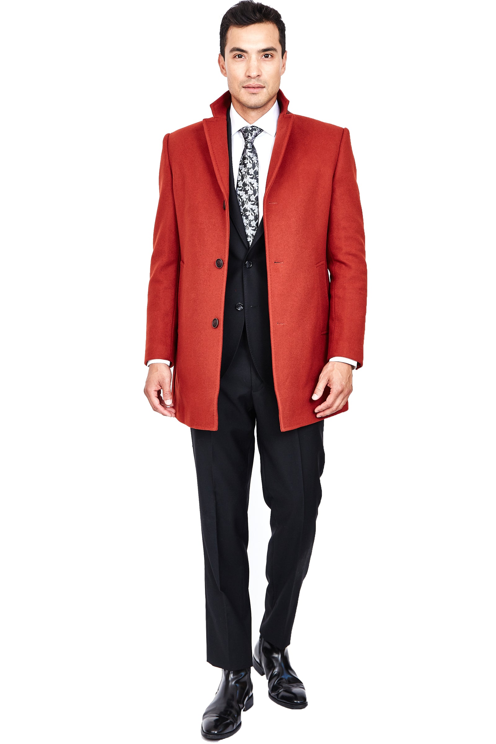 Fire Orange Overcoat