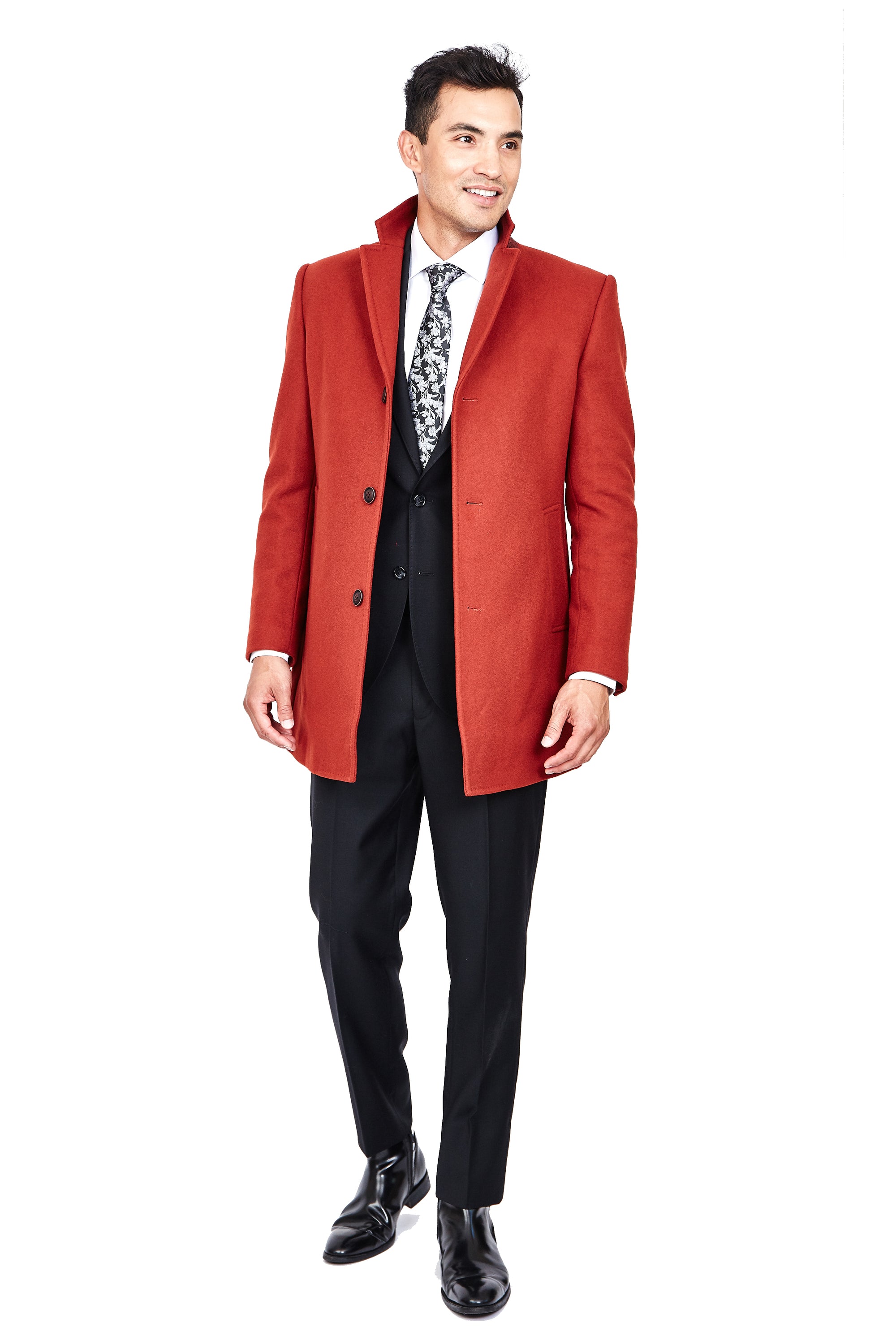 Fire Orange Overcoat