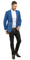 Reda Blue Linen Sport Jacket-The Suit Spot-Wedding Suits-Wedding Tuxedos-Groomsmen Suits-Groomsmen Tuxedos-Slim Fit Suits-Slim Fit Tuxedos-Online wedding suits