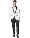White Shawl Lapel Tux-The Suit Spot