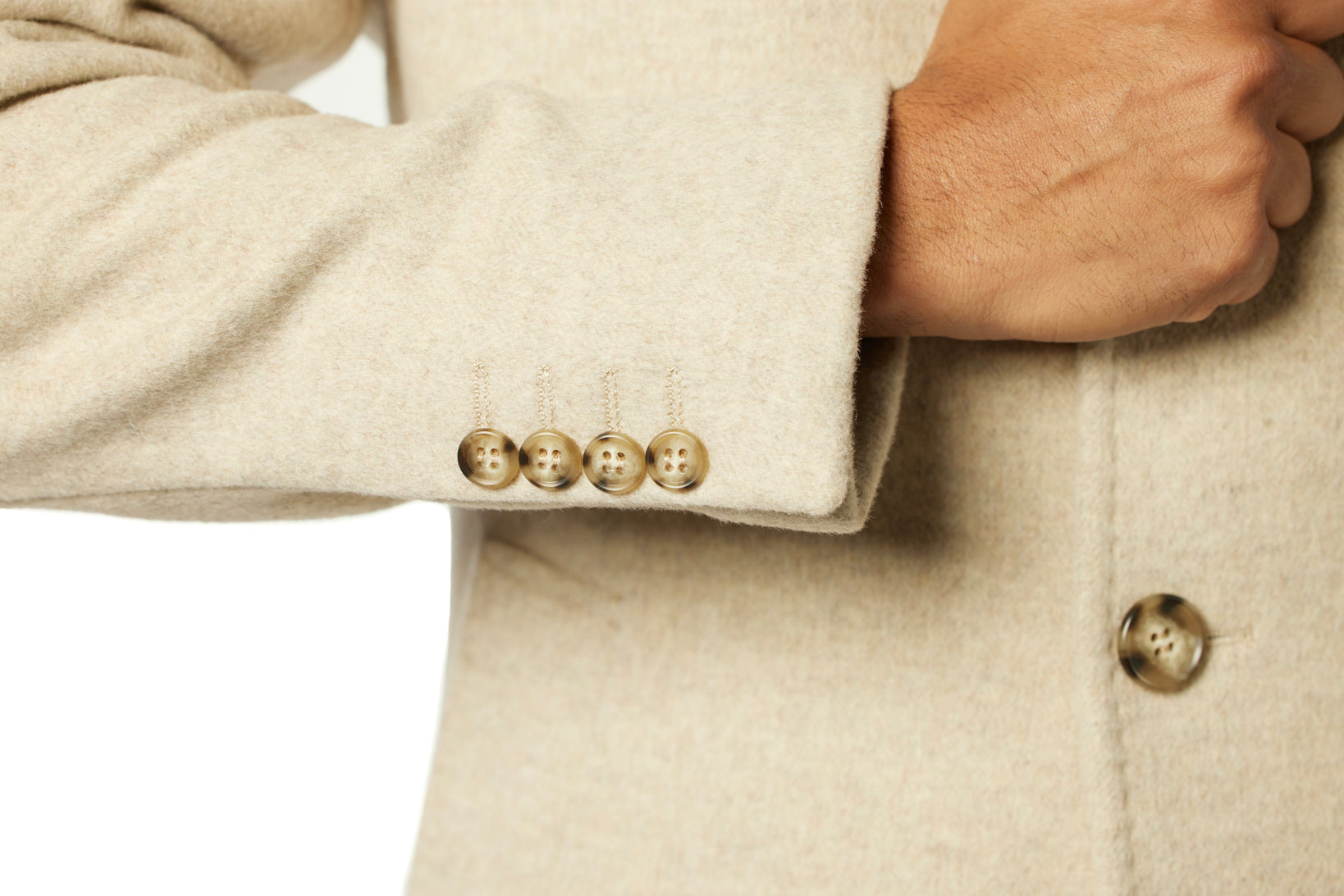 Bone Wool Overcoat-SOLD OUT