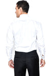 100% Premium White Tuxedo Shirt