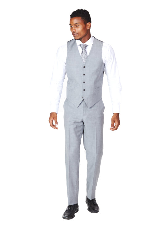 Light Grey 100% Wool Vest Light Grey 100% Wool Vest