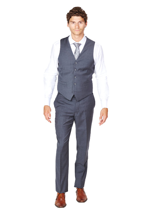White Shirt Grey Waistcoat Tie and Blue Pant formal style for men  Best  Fashion Blog For Men  TheUnstitchdcom  Office wear outfit Blue pants  men Waistcoat outfit